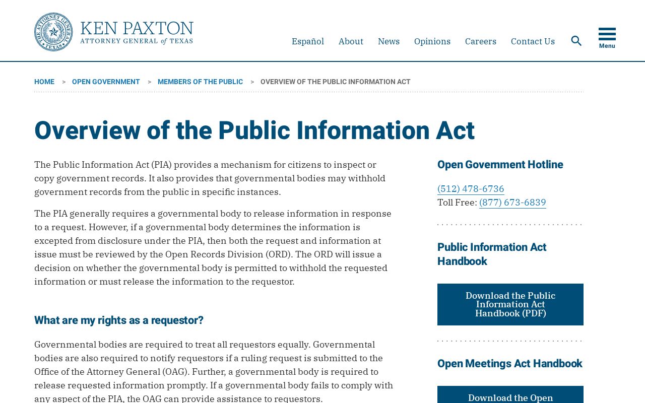 The Colony residents directory Texas Public Information Act overview