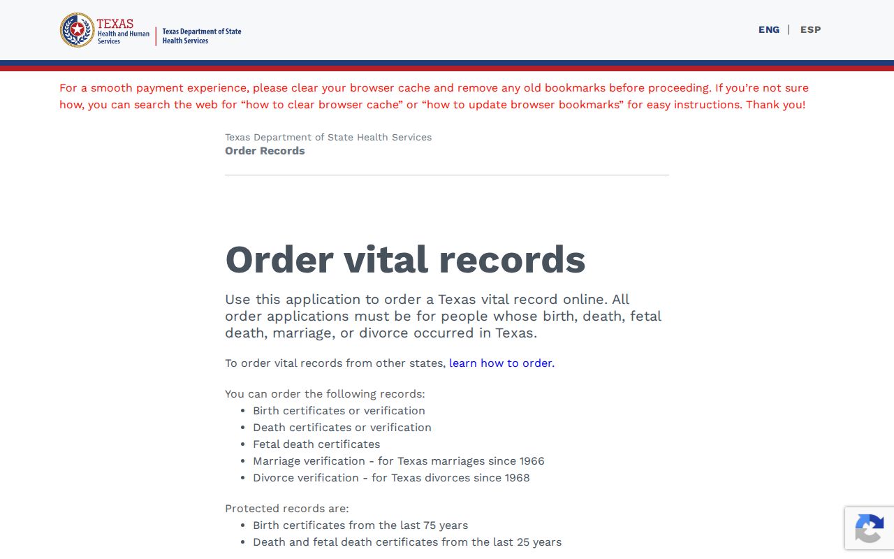 The Colony resident lookup vital-record application